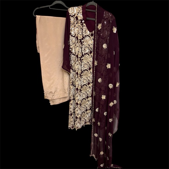 Plus shalwar Kameez BUST 50 1X - Picture 1 of 11